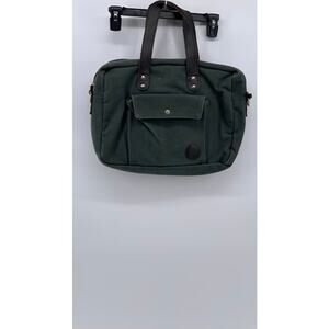 ENTER Classic Collection Green Canvas Messenger Bag